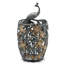 Peacock and Leaves Candleholder