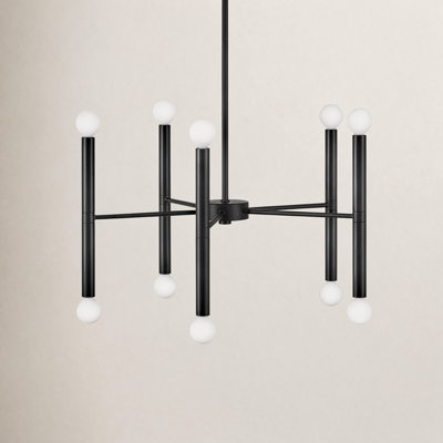 Jamir 10 - Light Dimmable Sputnik Modern Linear Chandelier