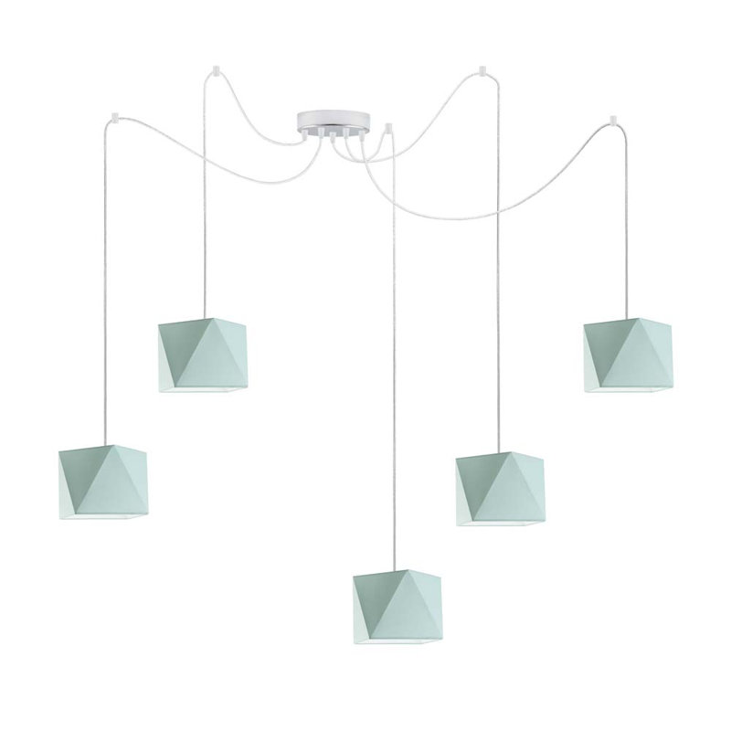 Thursa 5 - Light Pendant, Mint Green
