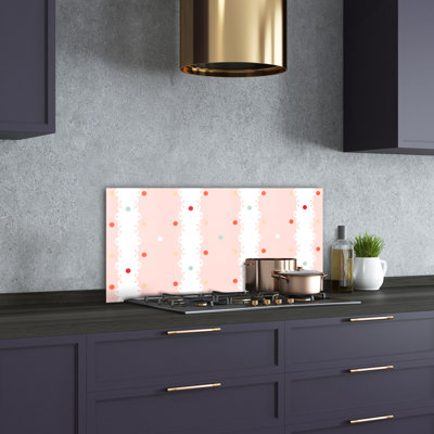 Lozar 50cm W x 100cm L Glass Peel and Stick Panel