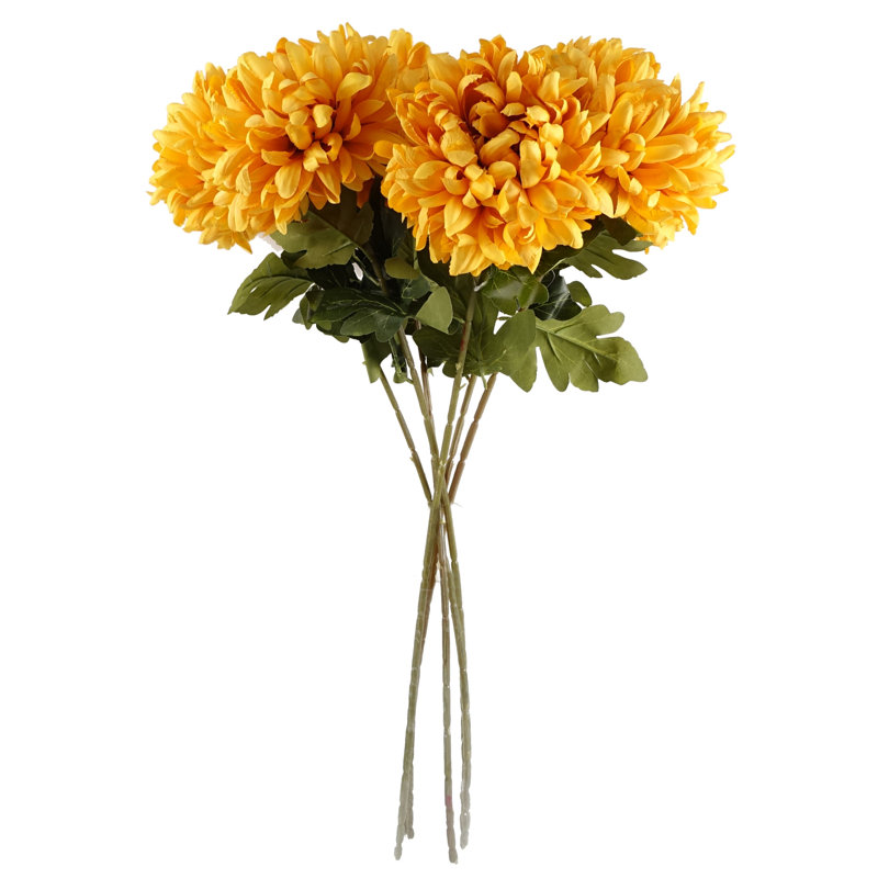 Plastic, Silk Artificial Arrangement, Gold