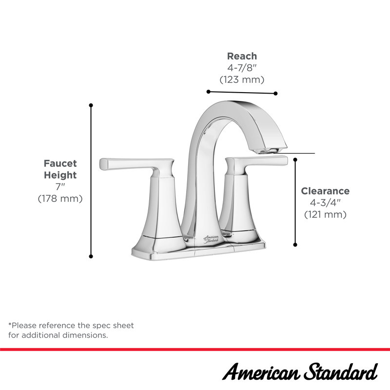 Belmeade 2-handle Bathroom Faucet with Drain Assembly, Brushed Nickel