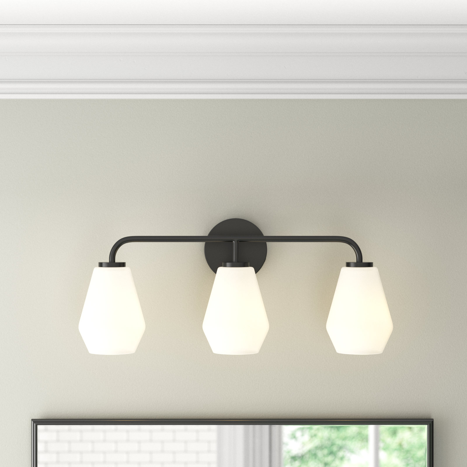 Caravella Bathroom Vanity Light, Black