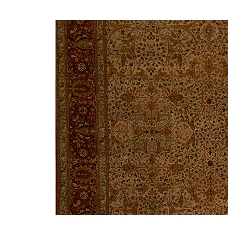 Hand Knotted Wool Oriental Area Rug