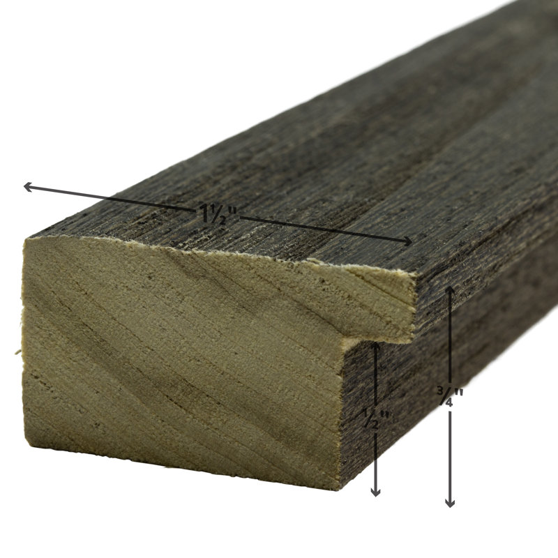 Ensemble de cadres photo en bois brun, 18 po x 36 po emmêlé à 14 po x 32 po