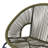 Modern Outdoor Wicker Loveseat With Hammock Weave Design And Durable Metal Frame For Ultimate Patio Comfort.-983459833