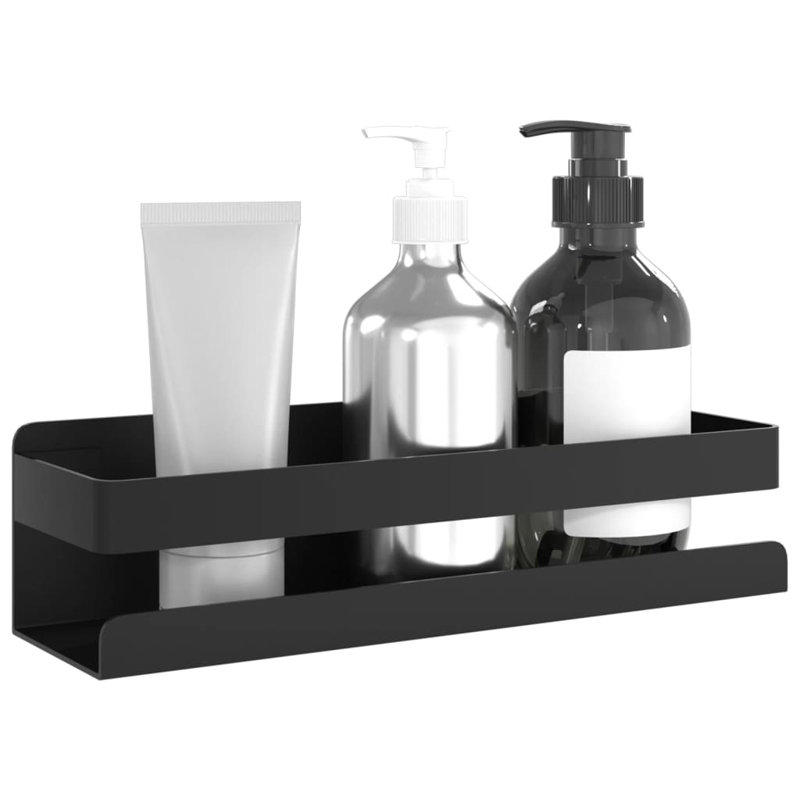 Freestanding Stainless Steel Shower Shelf, 6cm H x 23cm W x 6.5cm D