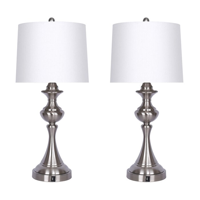 Latitude Run® Asia Metal USB Table Lamp & Reviews | Wayfair