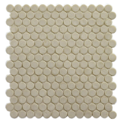 Sand 6/8" Barrels Glass Mosaic