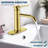 Single-Hole Single-handle Bathroom Faucet with Drain Assembly-94284468