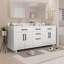 Meuble-lavabo double 72 po avec comptoir en faux marbre et lavabo en céramique-1729560562