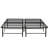 Metal Mattress Foundation Bed, Queen Size, Build For Longevity, Under Storage, Compatibility, Black Bed Frame, Durability, Supports Well, Has