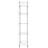 Osaka 30'' W Metal Height -Adjustable Shelving Unit with Wheels