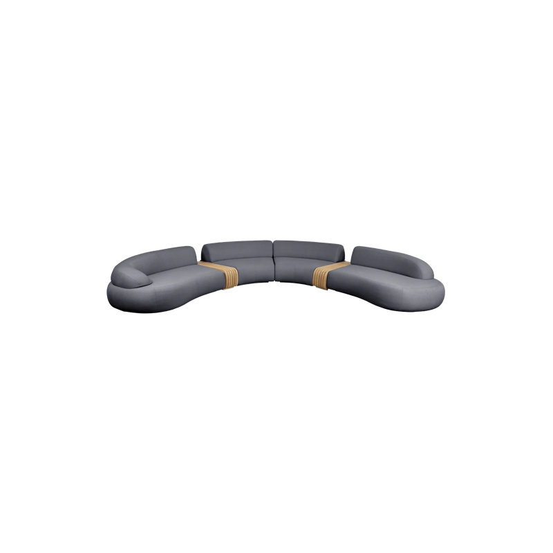 Mellow Sofa W/Left Long & Right Short Backrest