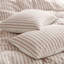 Ensemble de couette pour lit très grand 3 pièces terre cuite