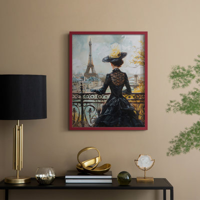 «WOMEN Series DC III», reproduction encadrée - bois massif