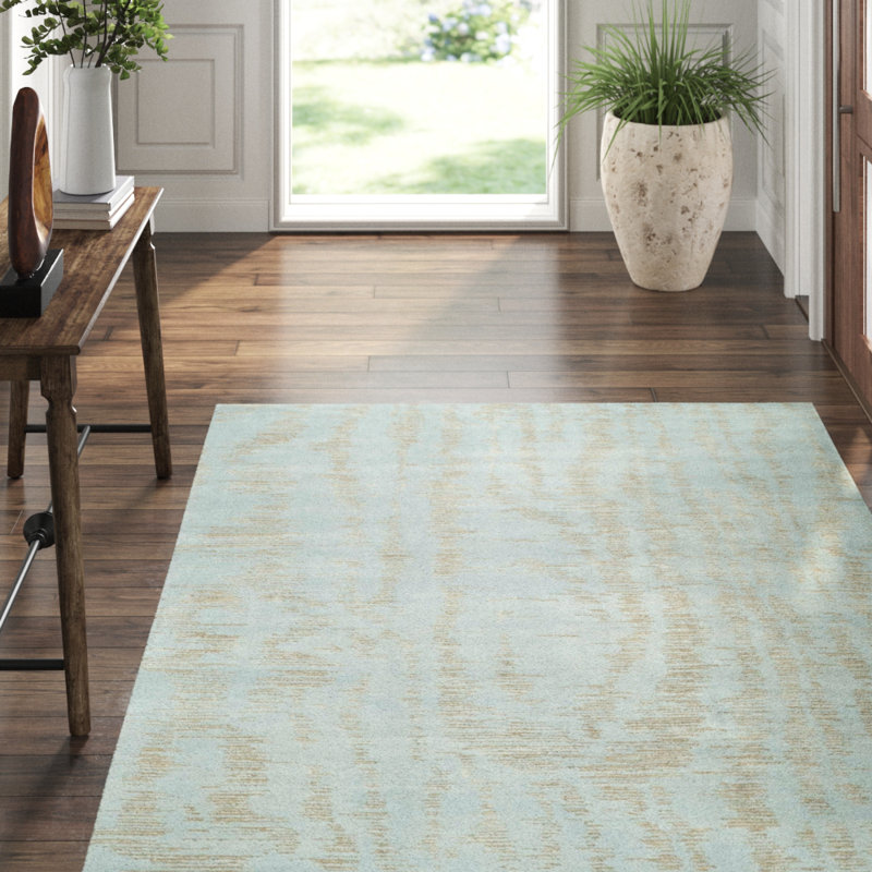 Moire Abstract Area Rug, Rectangle 12' x 16'