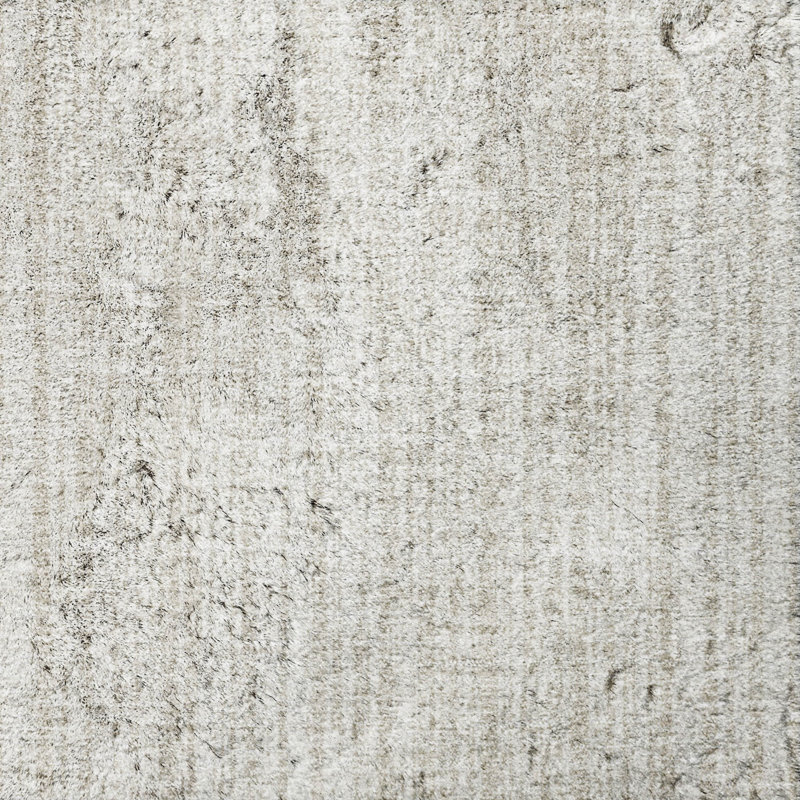 Tapis à rayures Shaggy Dream lavable à la machine de qualité supérieure, Ivory, 10' x 14'