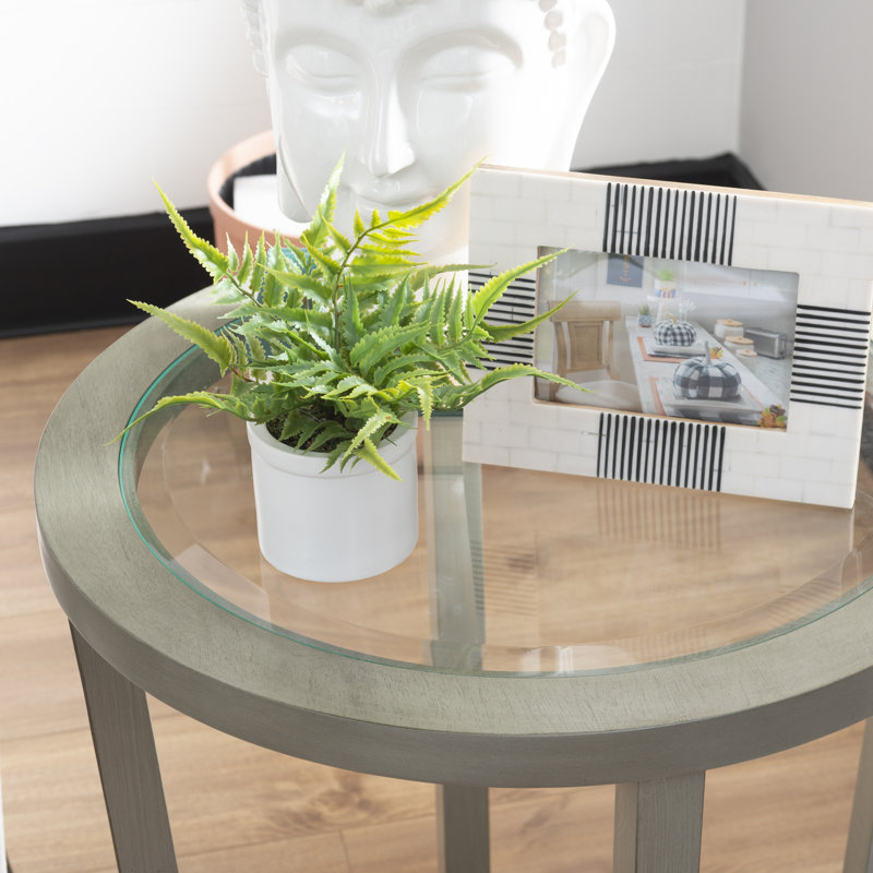 Ensemble de tables basses 3 pièces Athenia, gris