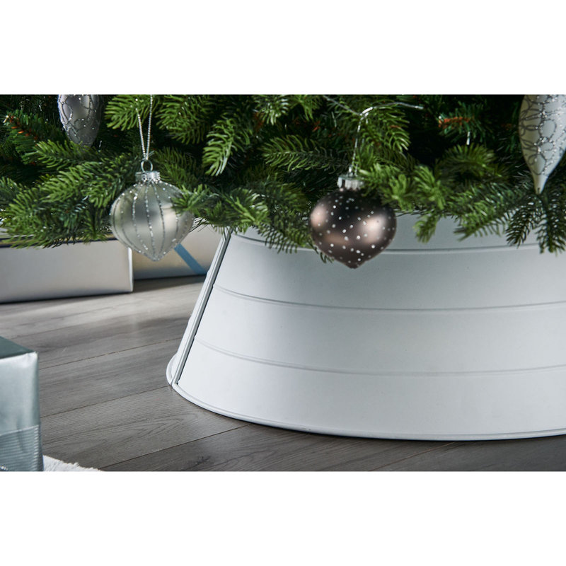 Marceline Metal Tree Collar, Silver