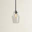 Luminaire suspendu en forme de cloche à 1 lumière Magaret en brun foncé-491171762