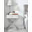 Hausman Elegant Mirrored 1 Drawer Bedside Table