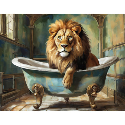 «Lion Bathaign» sur toile
