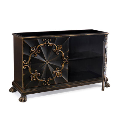 Armoire console en bois massif French French