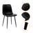 Deniss Side Chair in Black
