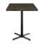 Table pour salle de pause carrée en bois-25759196-25759204