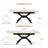 Modern Extendable Dining Table(Only Table)