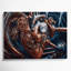 Art mural sur toile mauve Sci Fi-120533073