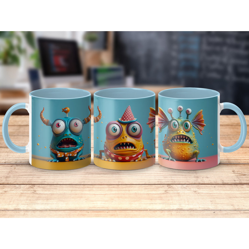 Ceramic Coffee Mug, Light Blue