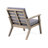 Outdoor Chill Chair - Club Chair In Dark Grey Wood, 26In Depth, 31.31In Width, 29.26In Height, 22.21Lb Weight Wood Grey, Deep, Wide, High,