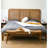 Brylynn Solid Wood & Cane Bench-629592664