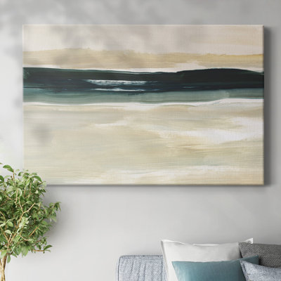 Sable et mer II - Toile tendue avec châssis
