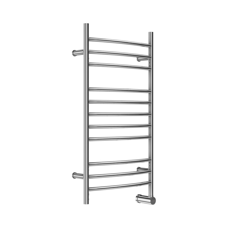 Chauffe-serviettes électrique mural avec minuteur numérique, Acier inoxydable brossé, 38.88" H x 20" W x 4.25" D