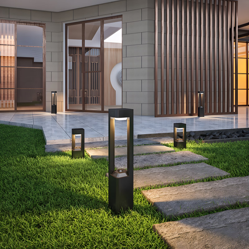 Solar Powered Integrated LED Aluminium Pathway Light