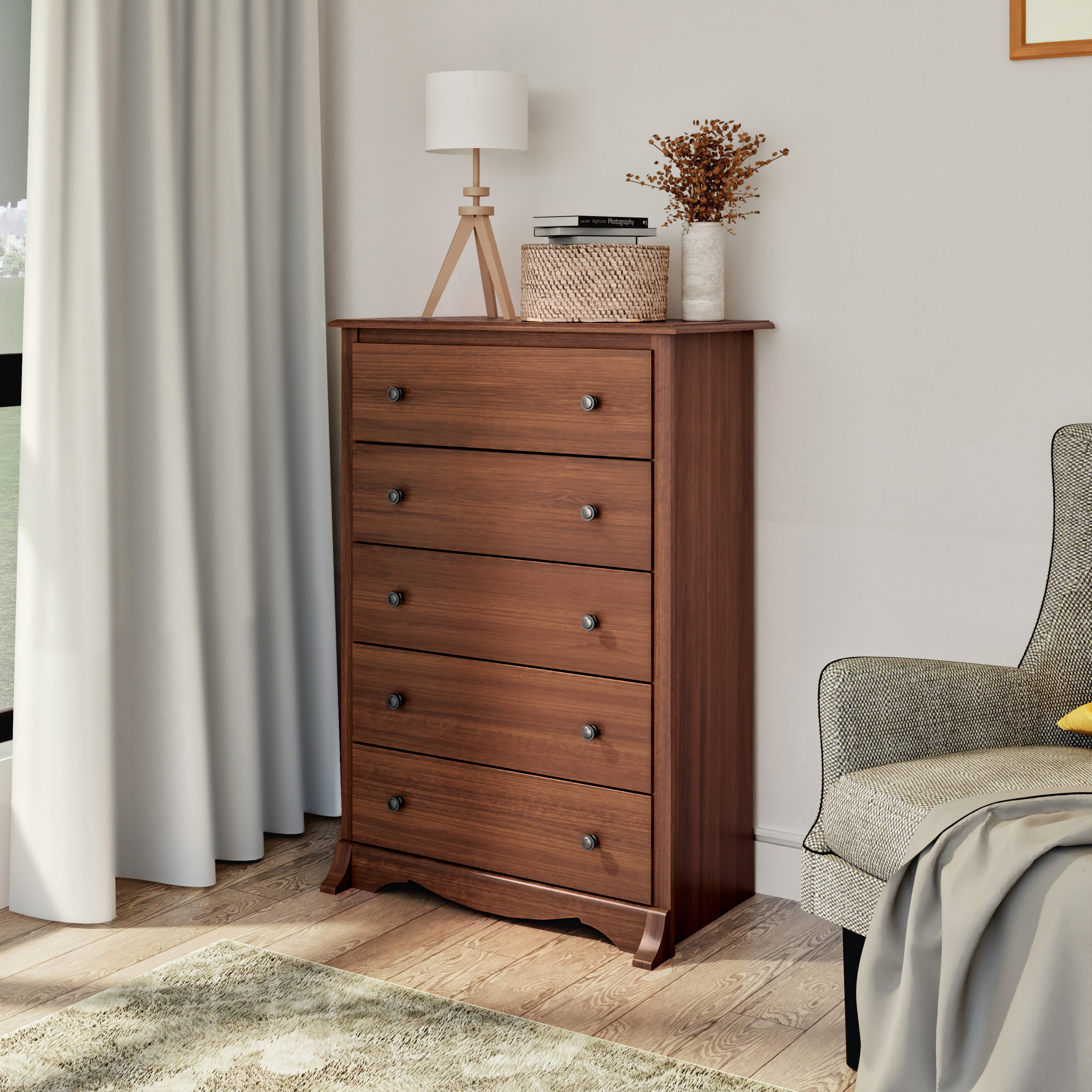 Winston Porter Monterey 5-Drawer Chest & Reviews | Wayfair