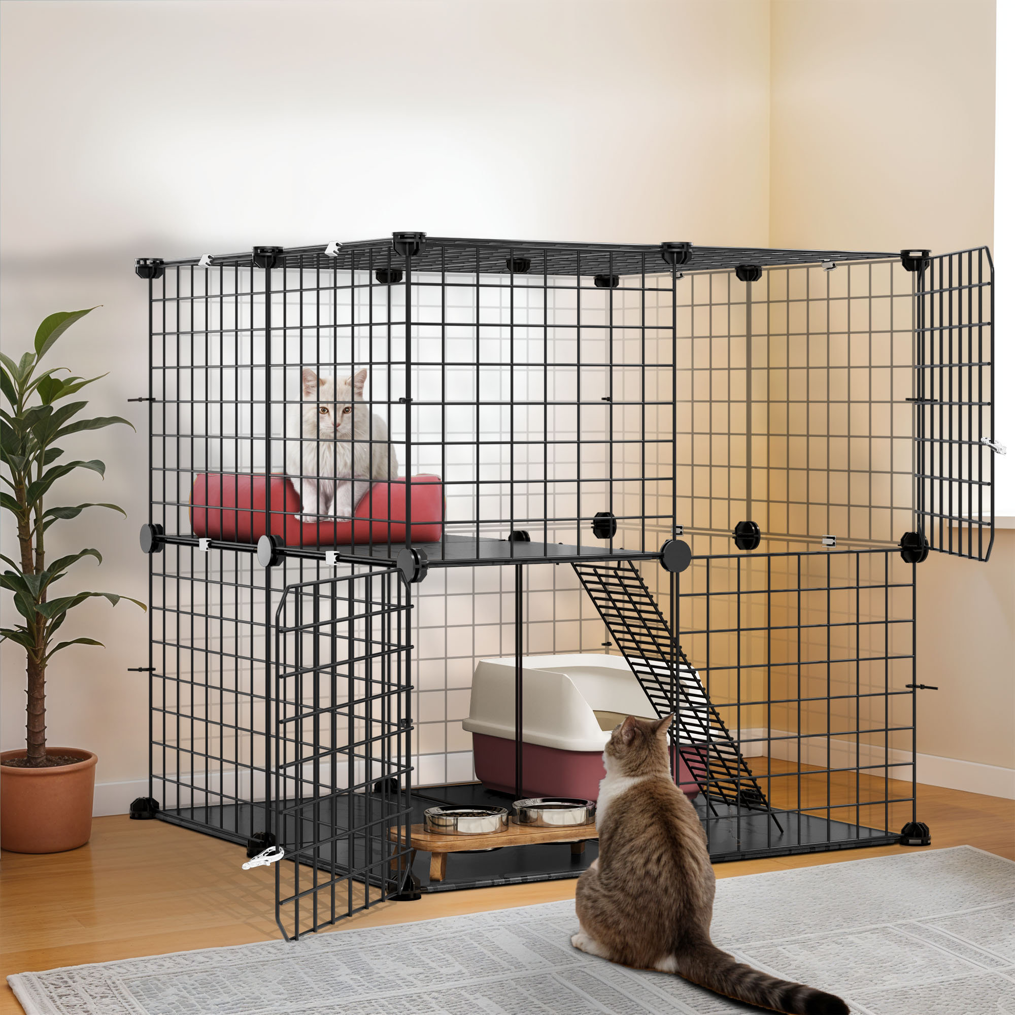 Tucker Murphy Pet™ Flicia Cat Cage | Wayfair