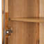 Armoire avec placage en chêne et portes en verre-2104607925