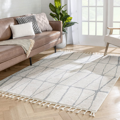 Serenity Geometric Synthetic Area Rug