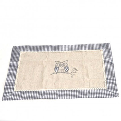 Rhianna Linen Gingham Rectangle Placemat