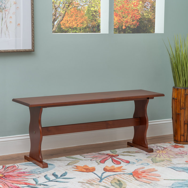 Jiles Solid Wood Bench, Walnut