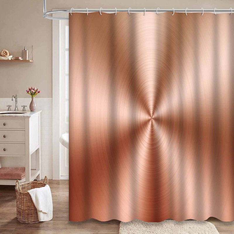 Rideau de douche Rose Gold, L 72 po x l 84 po