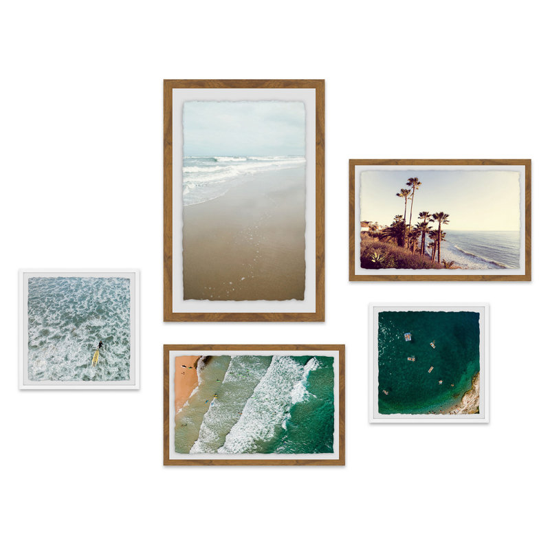Tons de pentaptychs verts