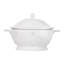 Berry & Thread Casserole with Lid - Whitewash