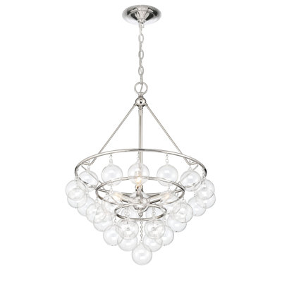 Lacey-Mae 3 - Light Dimmable Tiered Chandelier