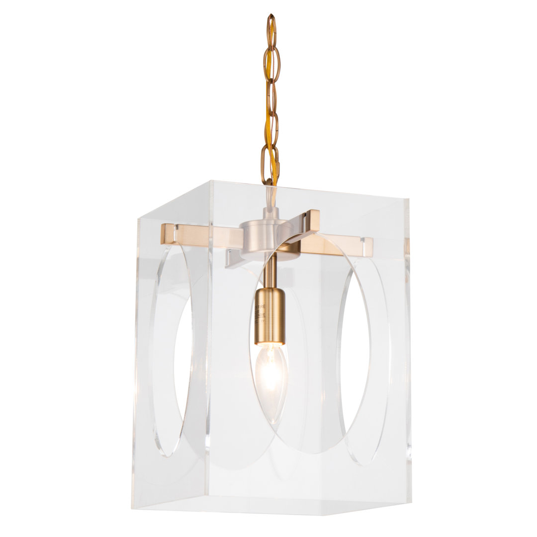 Montevallo 1 - Light Single Square / Rectangle Pendant Mercer41