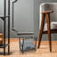 Metal Black Standing Magazine Rack